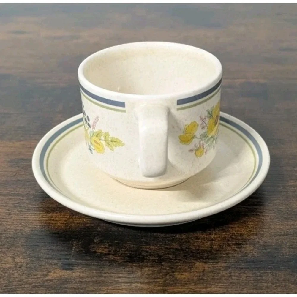 Lenox Temper-Ware Summer Spice Cup‎ and Saucer Set